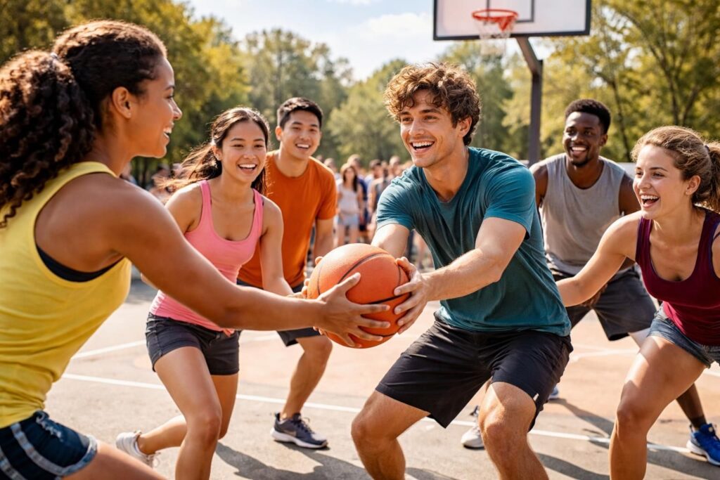 découvrez comment la pratique des sports collectifs renforce la confiance en soi grâce au travail d'équipe, au soutien mutuel et au développement des compétences sociales.