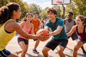 découvrez comment la pratique des sports collectifs renforce la confiance en soi grâce au travail d'équipe, au soutien mutuel et au développement des compétences sociales.