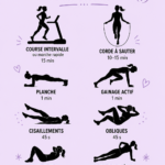 Image d'une femme faisant du cardio à la maison, illustrant l'efficacité de l'entraînement.