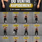 Femme souriante en train de faire de l'exercice pour affiner sa taille