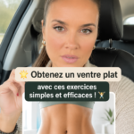 Femme faisant des exercices simples pour un ventre plat chez elle