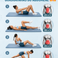 Femme pratiquant des exercices de tonification abdominale dans un cadre chaleureux et inspirant