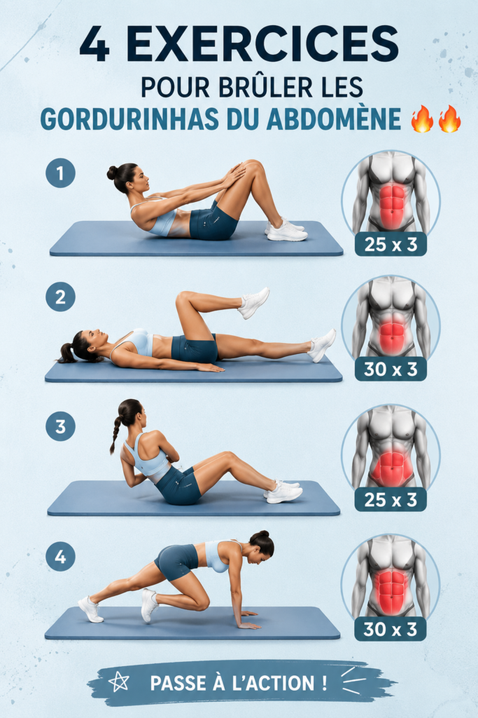 Femme pratiquant des exercices de tonification abdominale dans un cadre chaleureux et inspirant