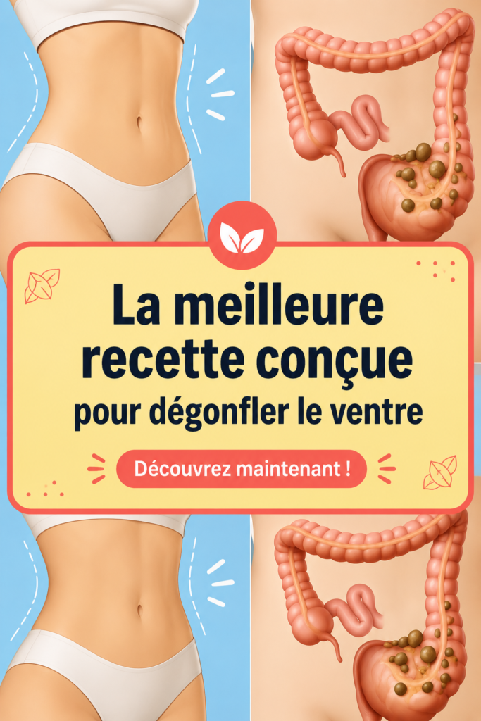 Recette pour dégonfler le ventre avec des ingrédients naturels