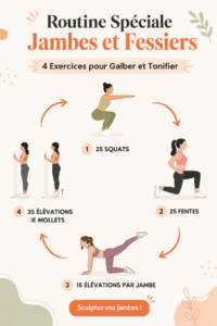 Une femme effectuant un exercice pour tonifier ses jambes et fessiers