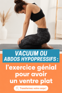 Femme effectuant des abdos hypopressifs pour un ventre plat