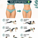 Femme faisant des exercices légers pour un ventre tonique