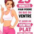 Femme réalisant des exercices au sol pour un ventre plat sans matériel.