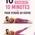 Femme souriante effectuant des exercices de fitness pour perdre du ventre à la maison.