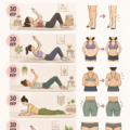 Femme faisant des exercices doux à la maison pour brûler les graisses