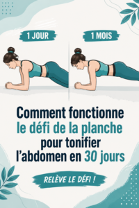 Femme réalisant une planche pour tonifier ses abdos