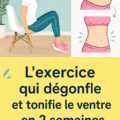 Femme effectuant un exercice de tonification abdominale.