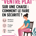 Femme pratiquant des exercices de chaise pour un ventre plat