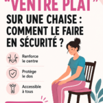 Femme pratiquant des exercices de chaise pour un ventre plat