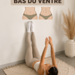 Femme faisant des exercices pour le bas des abdominaux