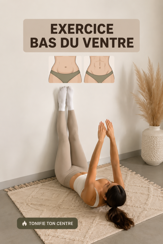 Femme faisant des exercices pour le bas des abdominaux