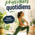 Femme réalisant des exercices de fitness à la maison pour le bien-être