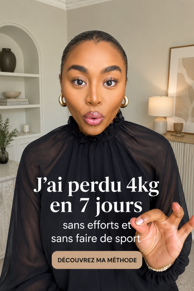 Illustration représentant une femme heureuse avec un mode de vie sain, symbolisant la perte de poids.
