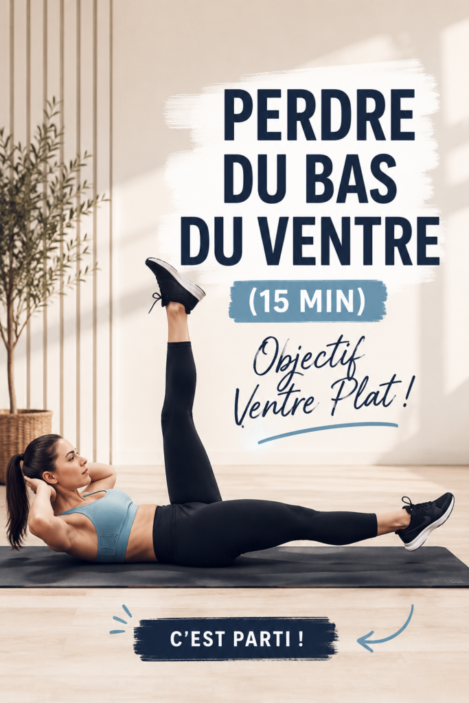 Une femme souriante faisant des exercices pour tonifier son ventre