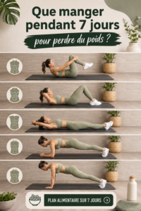 Un plat équilibré pour un plan de repas de 7 jours