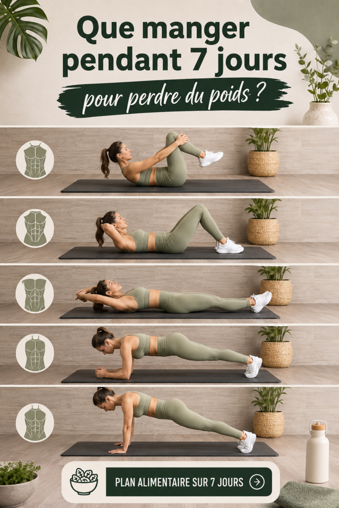 Un plat équilibré pour un plan de repas de 7 jours