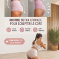 Femme en train de faire des exercices pour sculpter sa taille.
