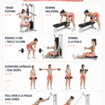 Une femme faisant de la musculation avec des poids
