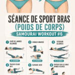 Femme faisant des exercices de renforcement des bras avec des mouvements au poids de corps.