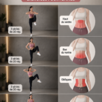 Femme réalisant des exercices pour un ventre plat dans un salon
