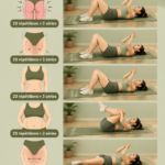 Femme pratiquant le yoga et le Pilates pour tonifier son ventre