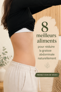 Assortiment d'aliments sains parfaits pour réduire la graisse abdominale