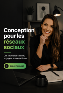 Design graphique inspirant pour un réseau social d'un coach sportif.