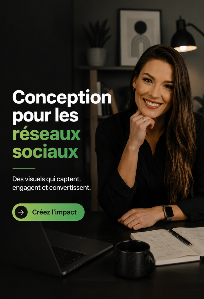 Design graphique inspirant pour un réseau social d'un coach sportif.