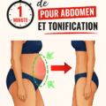 Femme souriante réalisant un exercice de tonification abdominale en 1 minute chez elle