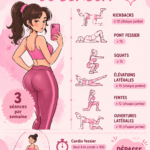 Femme en train de faire des squats pour tonifier ses fessiers.