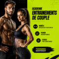 Couple heureux devant un ordinateur, explorant des formations en ligne pour améliorer leur relation.