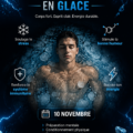 Femme se relaxant dans une baignoire de glace pour une séance de bien-être.