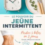 Femme préparant un repas santé tout en suivant un jeûne intermittent.