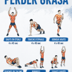 Femme en tenue de sport faisant un exercice de cardio pour brûler des graisses.