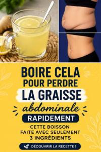 Boisson détox à trois ingrédients pour perdre du ventre