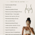 Femme réalisant des exercices pour tonifier son abdomen à la maison
