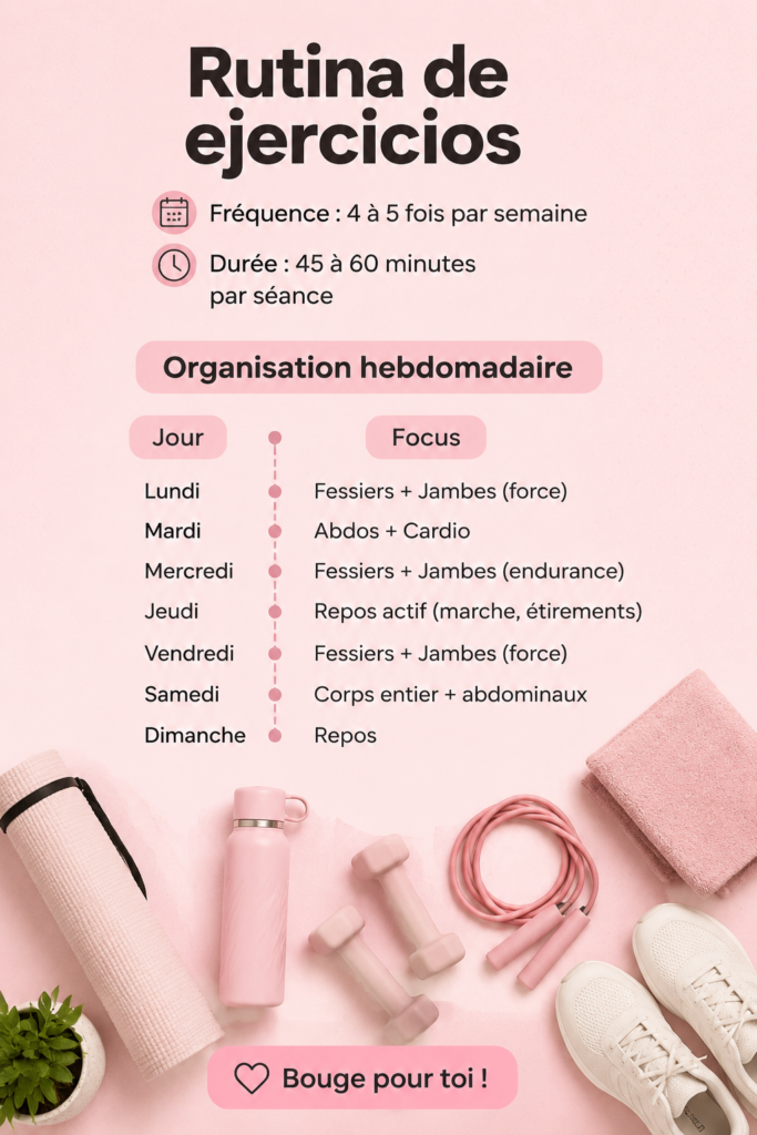 Femmes pratiquant une routine d'exercices en groupe