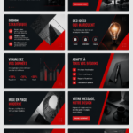 Exemple de modèle PowerPoint élégant et dynamique