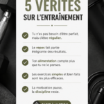 Une femme souriante faisant de l'exercice à la maison, représentant le fitness et le bien-être.