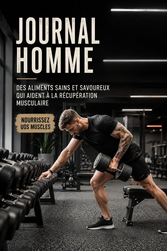 Assiette colorée d'aliments sains pour la récupération musculaire