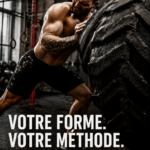 Femme utilisant une application de fitness sur son téléphone
