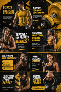 Femme active dans un parc pratiquant des exercices de fitness, souriante et en mouvement.