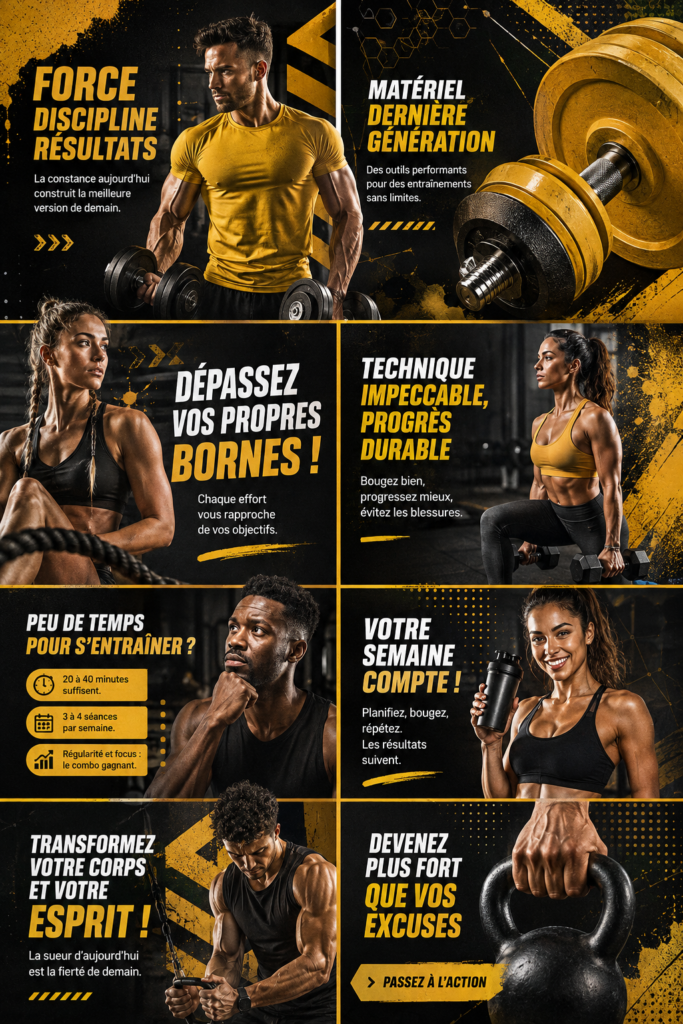 Femme active dans un parc pratiquant des exercices de fitness, souriante et en mouvement.