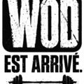 Femme s'entraînant au CrossFit avec un haltère et un sourire