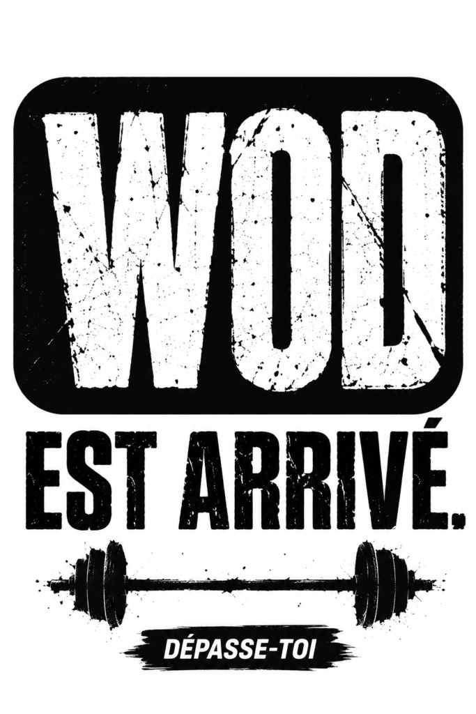 Femme s'entraînant au CrossFit avec un haltère et un sourire